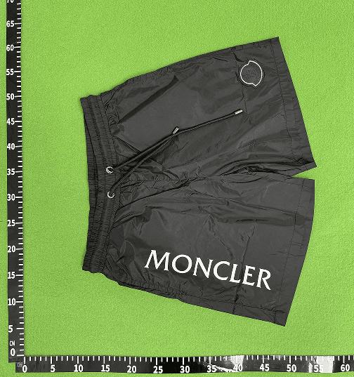 Moncler Logo Shorts White Logo