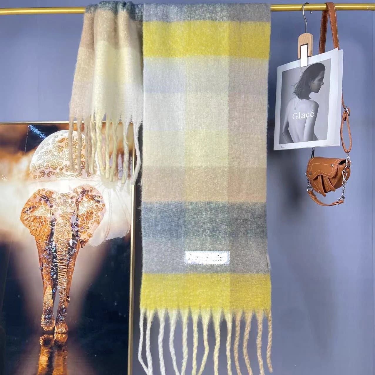 Acne Studios Scarf Checkered