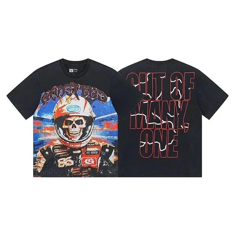 Godspeed Graphic Tee Skeleton Pitcher — 14