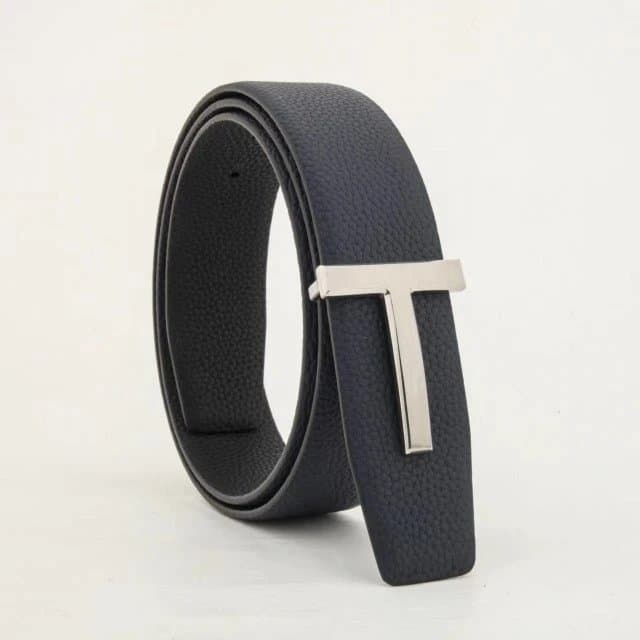 Tiffany & Co. T Belt PeBBled Leather
