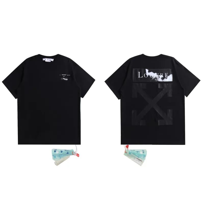 Off-White Arrow Logo T-Shirt Ice Blue Arrow — 2079 black