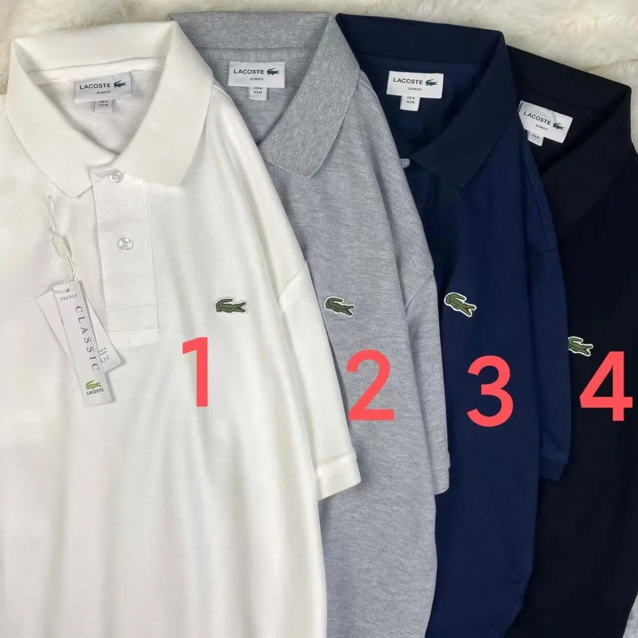 Lacoste Long Sleeve Polo Classic Fit — 下单发4号