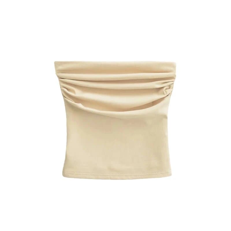 SKIMS Tube Top Ruched Neck