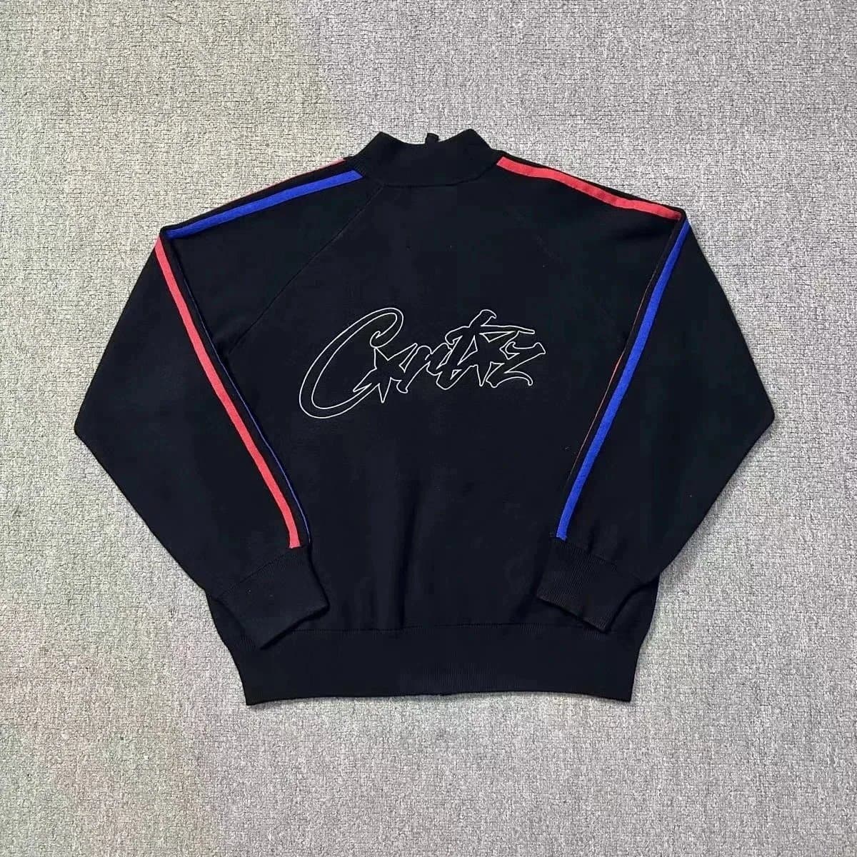 Corteiz Zip-Up Hoodie CRTZ Logo Patch — 25