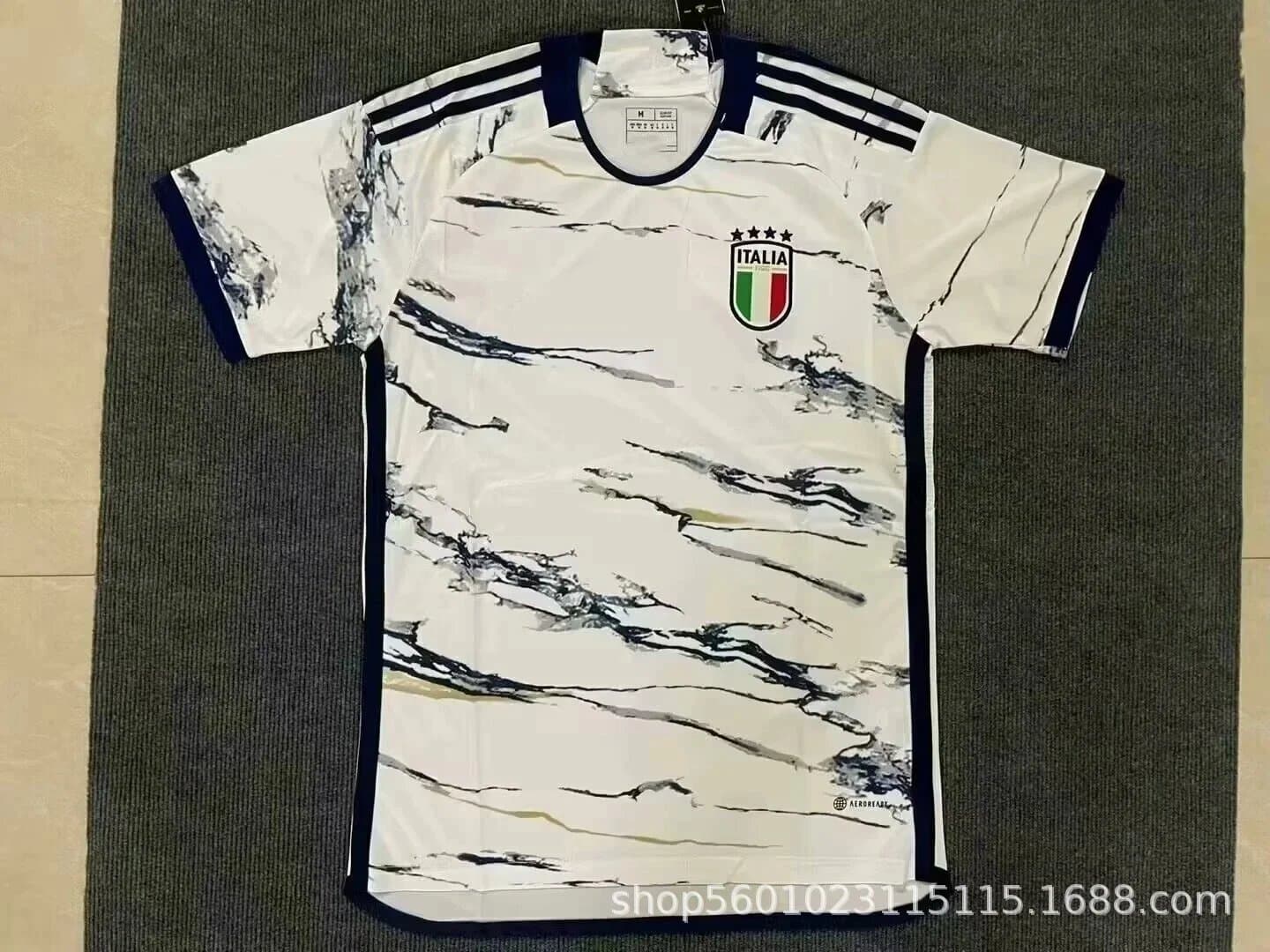 Adidas Italy National Team Jersey Marble Print