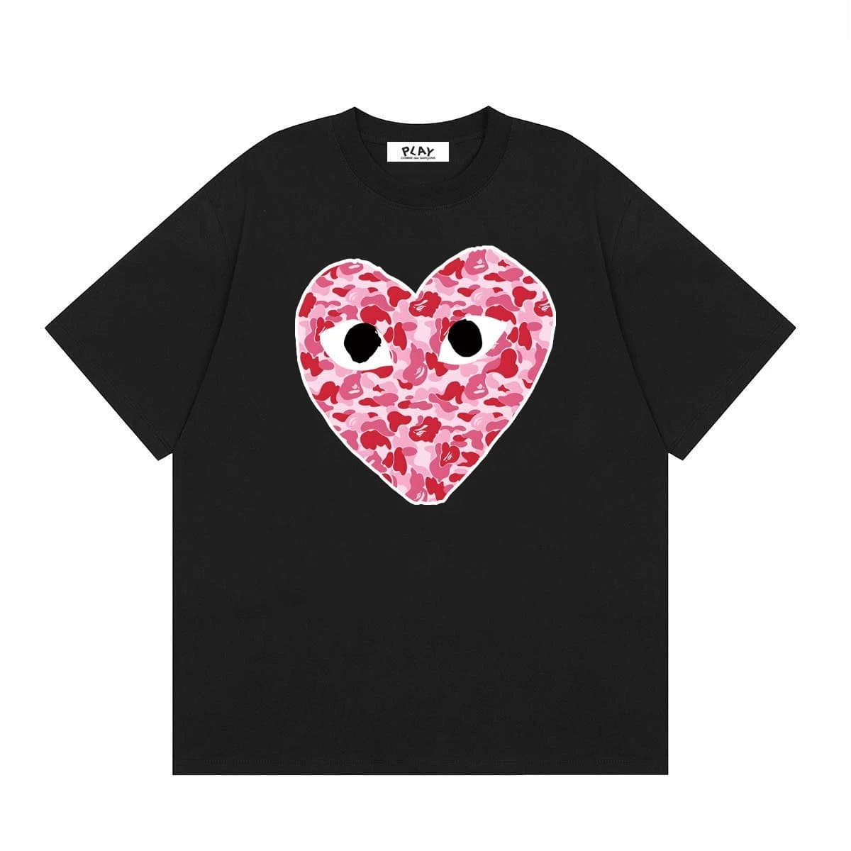 Comme des Garçons × BAPE Heart Tee Camo Heart — 9