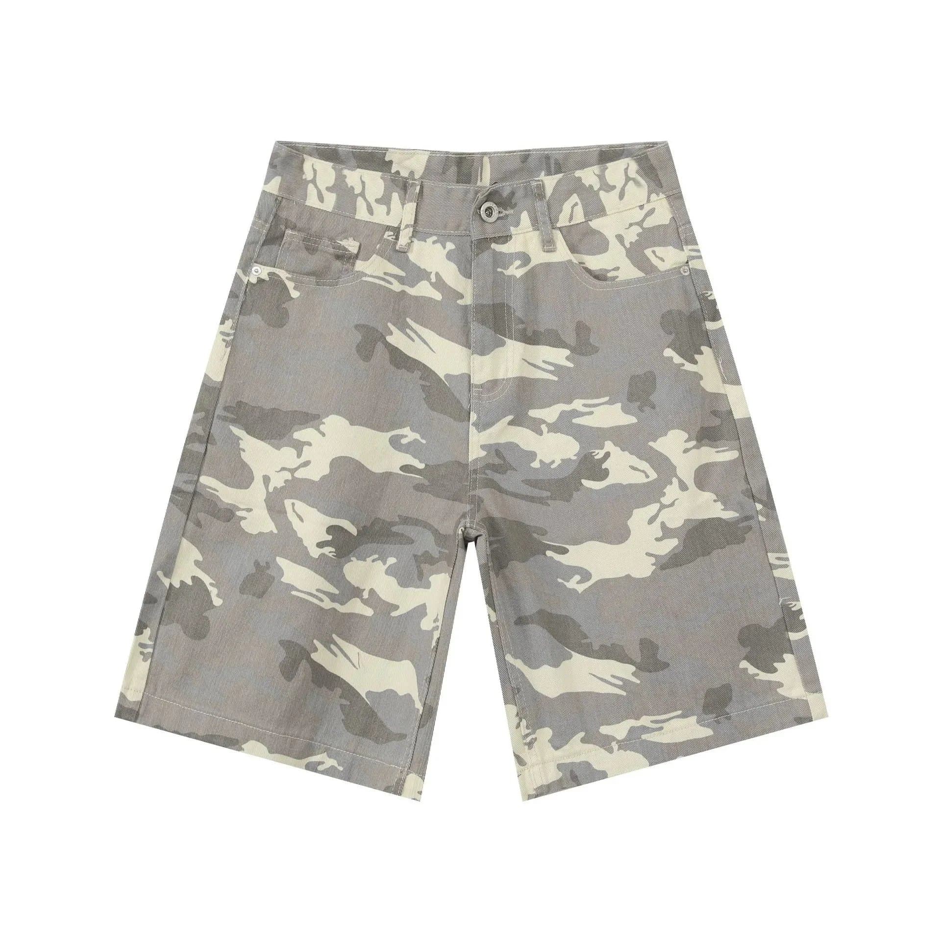 Levi's Camo Shorts Grey Camouflage