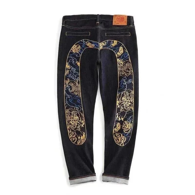 C.P. Company Goggle Jeans Embroidered Dragon