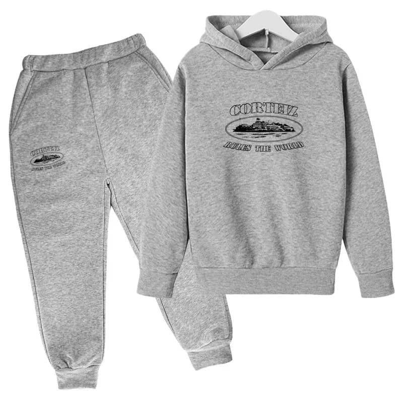 Tommy Hilfiger Hoodie and Joggers Set Cruise Ship Logo — 05
