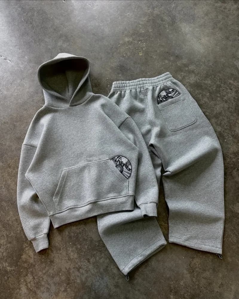 Gallery Dept. Hoodie and Joggers Set Embroidered Patch