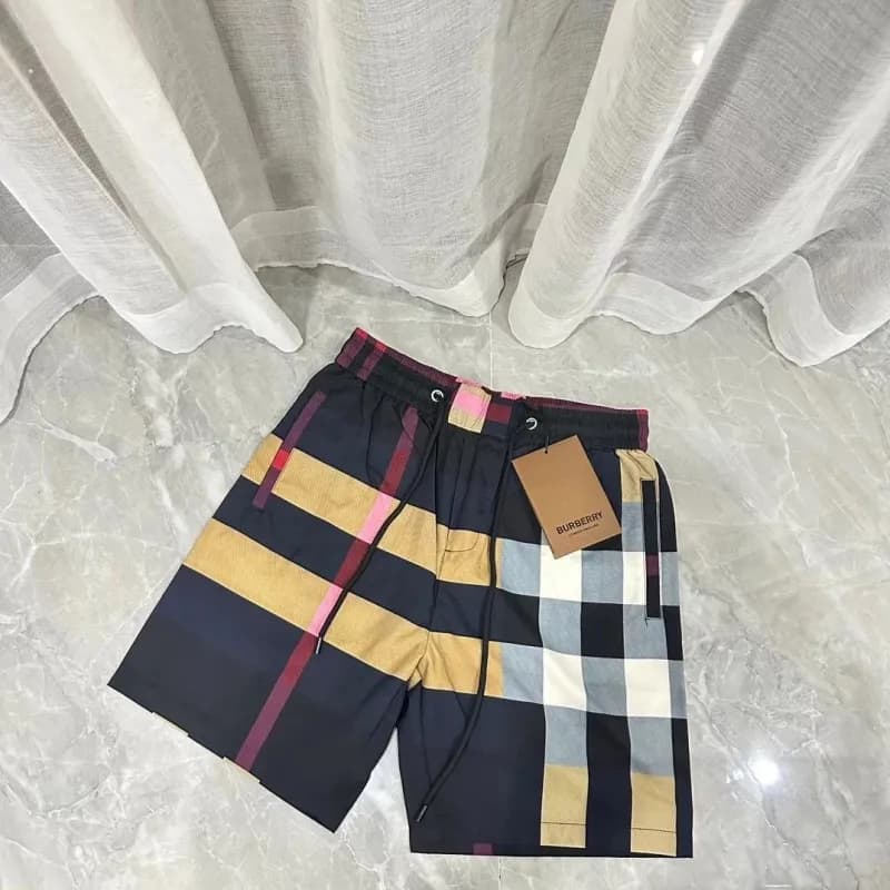 Burberry Checkered Shorts Icon Stripe