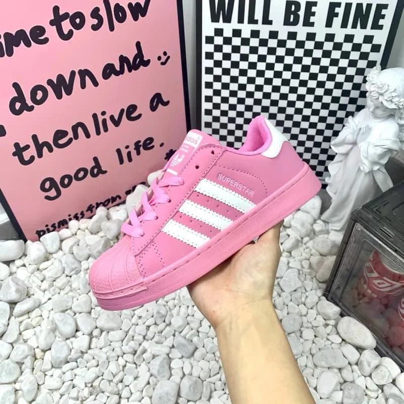 Adidas Superstar Pink White