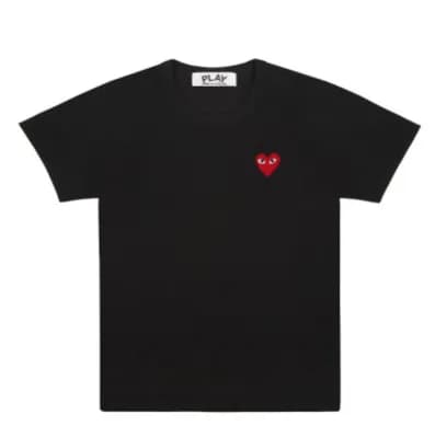 Comme des Garçons Heart Logo T-Shirt Red Heart