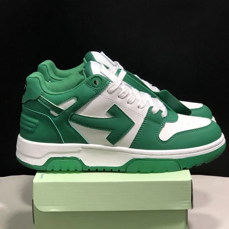 Off-White Arrow Sneaker White Mint — 绿白