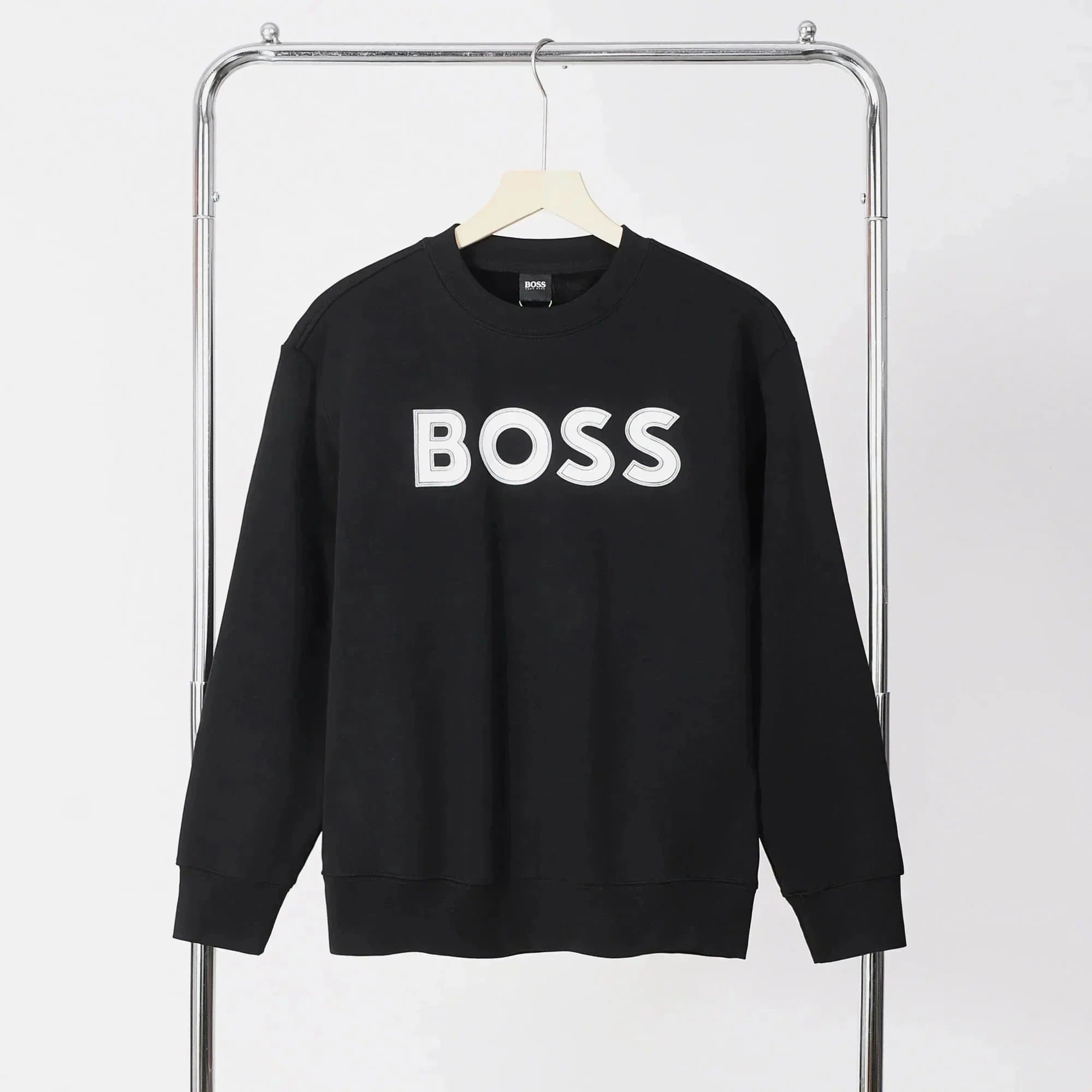 Hugo Boss Logo Sweatshirt Bold Logo