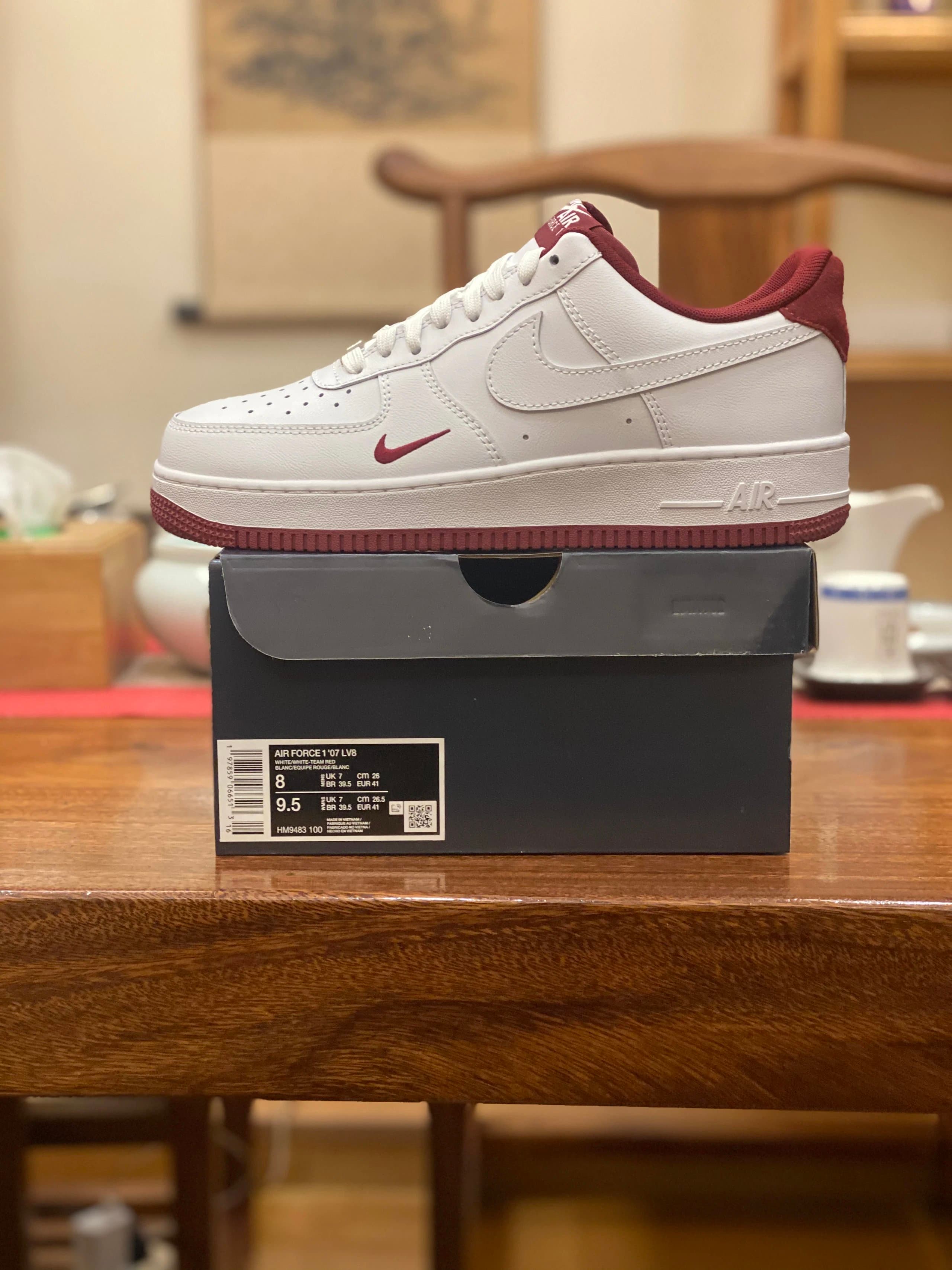 Nike Air Force 1 Low White/Team Red