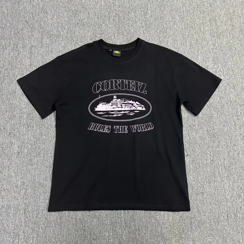 Corteiz T-Shirt Camo Logo — 3103 黑粉