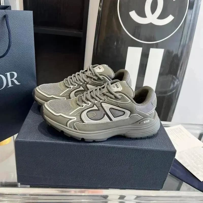 Dior B22 Sneaker Black Silver — 081202090