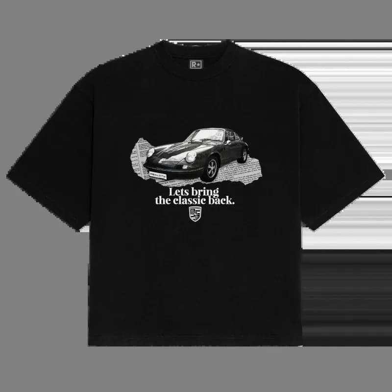 Rhude Porsche Graphic Tee Classic Back Print