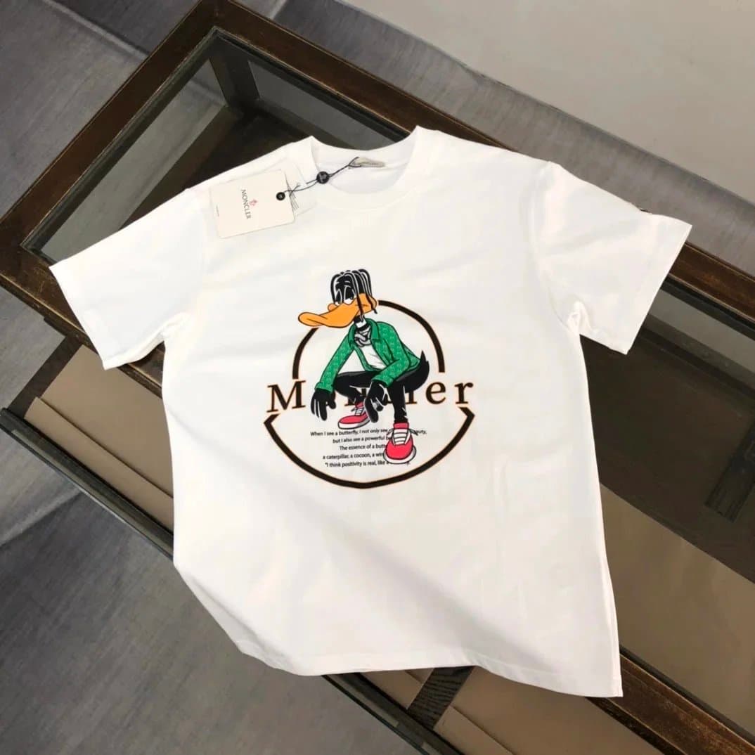 Moncler Logo Patch T-Shirt Heather Grey — cp-15