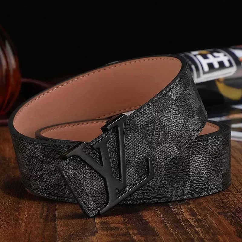 Louis Vuitton LV Belt Damier Graphite