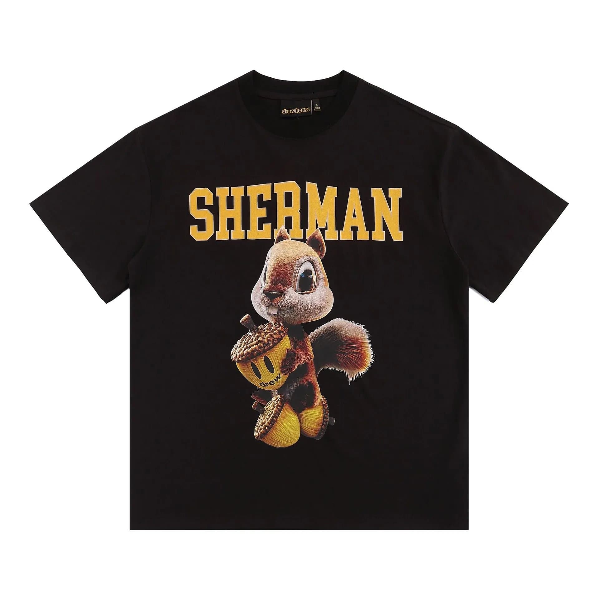 Fear of God Essentials Smiley Face Tee Yellow Smile — D021黑色