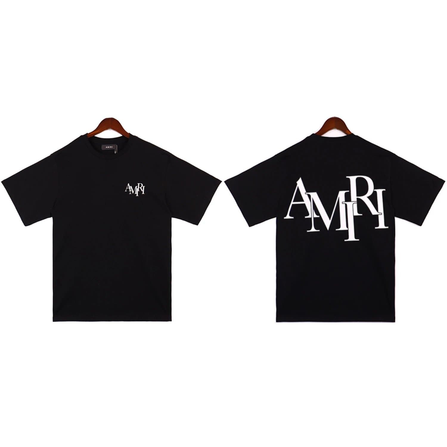 Amiri Graphic Tee 22 Baroque Print — 2177 黑
