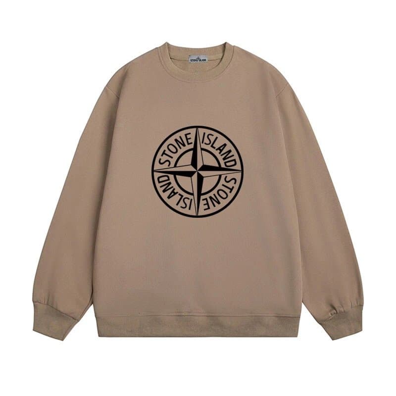 Stone Island Crewneck Sweatshirt Compass Patch — S1