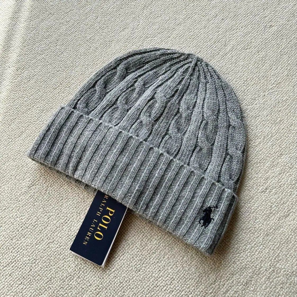 Polo Ralph Lauren Cable Knit Scarf Classic Cable — A4灰色