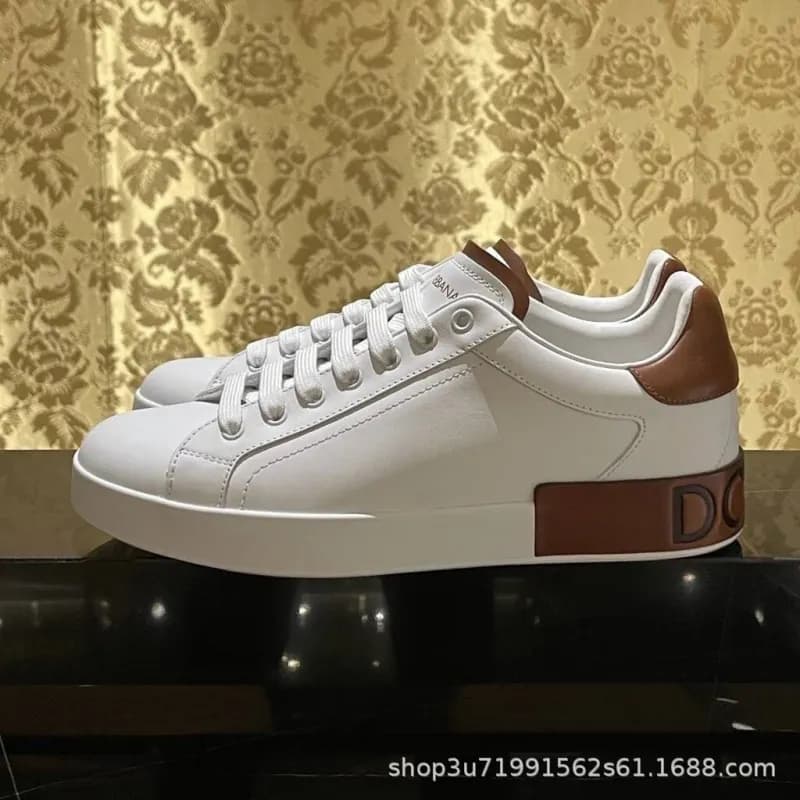 Dolce & Gabbana B22 Sneaker White and Brown