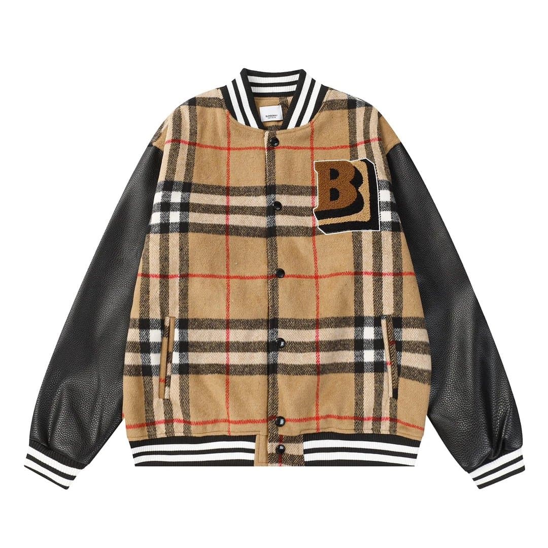Burberry Patchwork Shirt Checkered Patchwork — 01