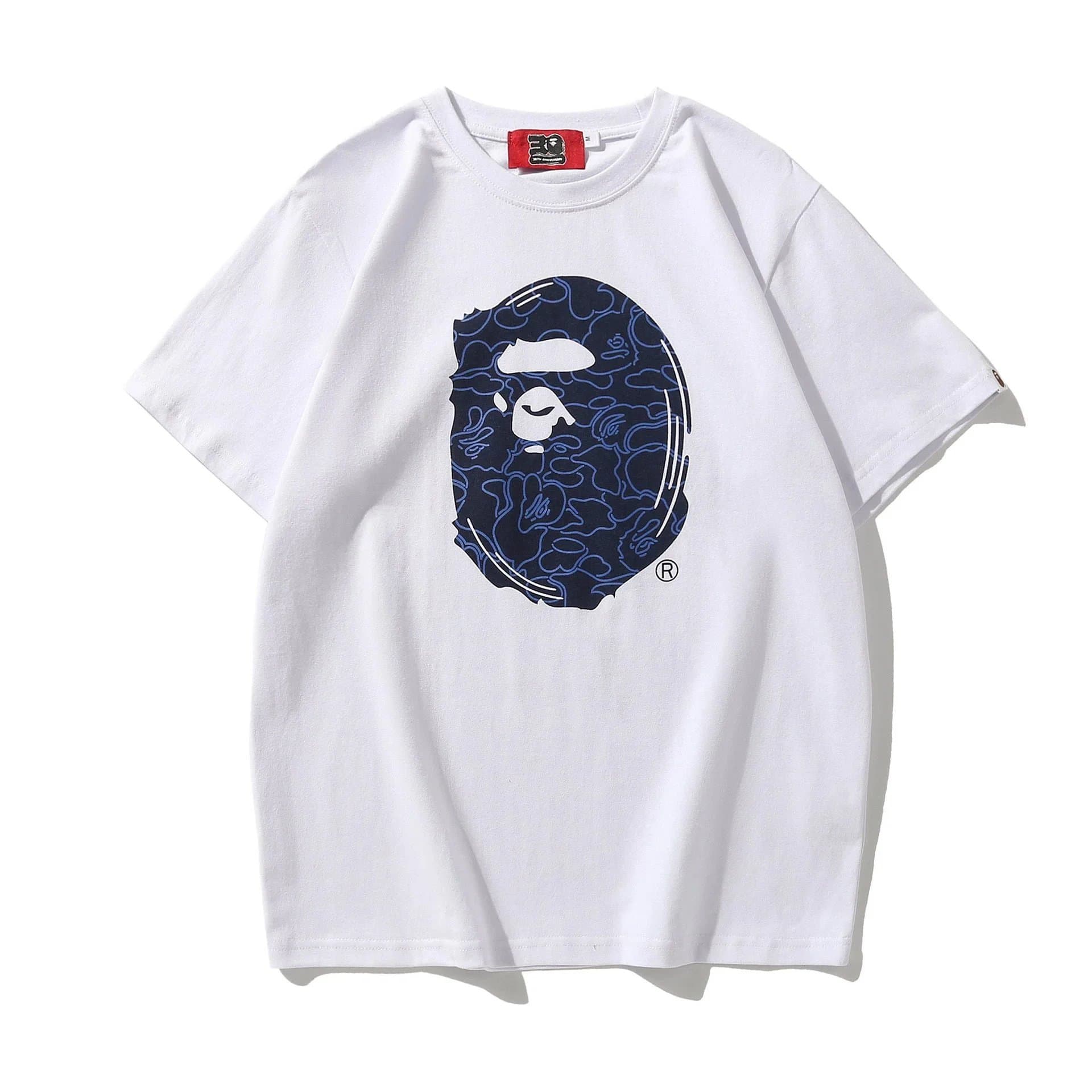 BAPE Ape Head Tee Brown Ape Head — 19White