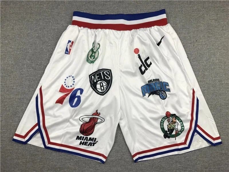 Nike NBA Team Logo Shorts Multi-Team Patchwork