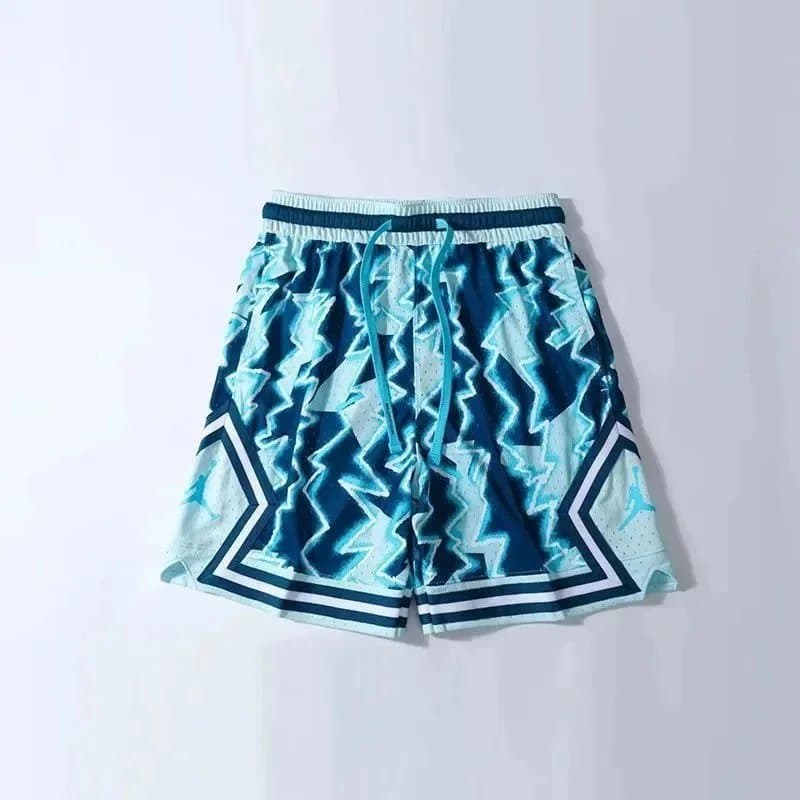 Jordan Basketball Shorts Lightning Bolt Print