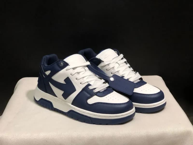 Sp5der Low Sneaker Navy and White