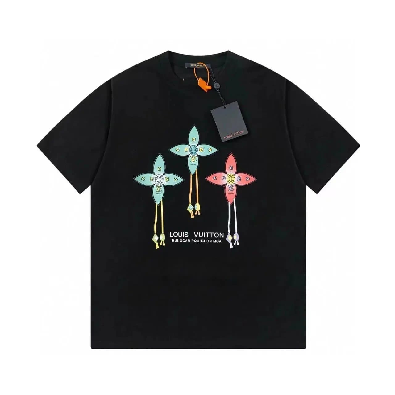 Louis Vuitton T-Shirt Floral Monogram Print
