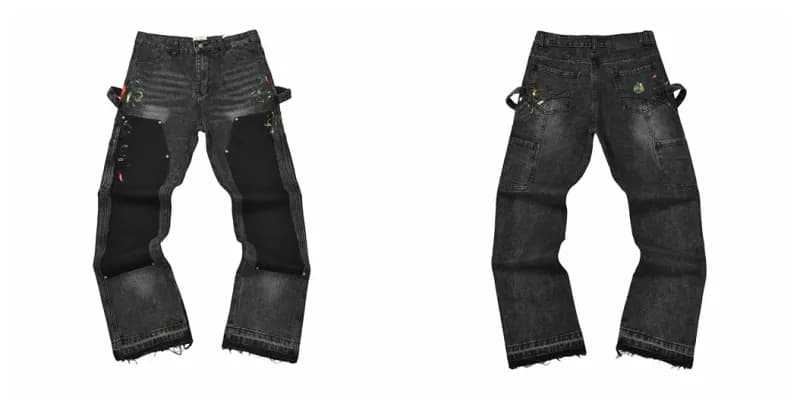 Denim Tears Cargo Jeans Embroidered Patchwork