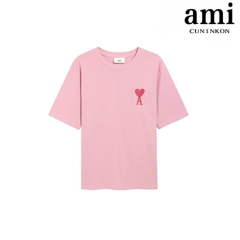 Amiri Heart Logo Tee Lavender — 粉色【102款】