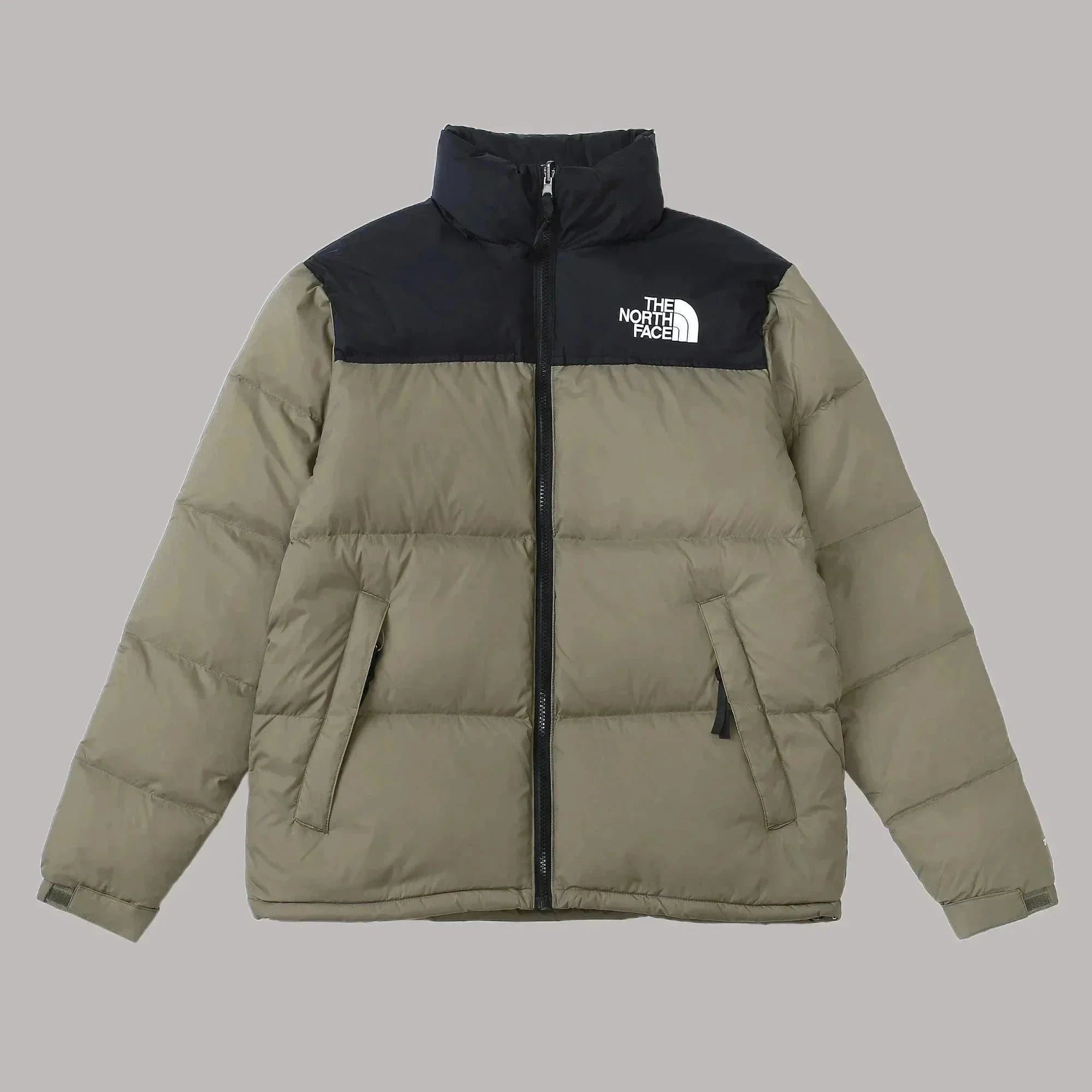 The North Face Nuptse Jacket Olive Green/Black
