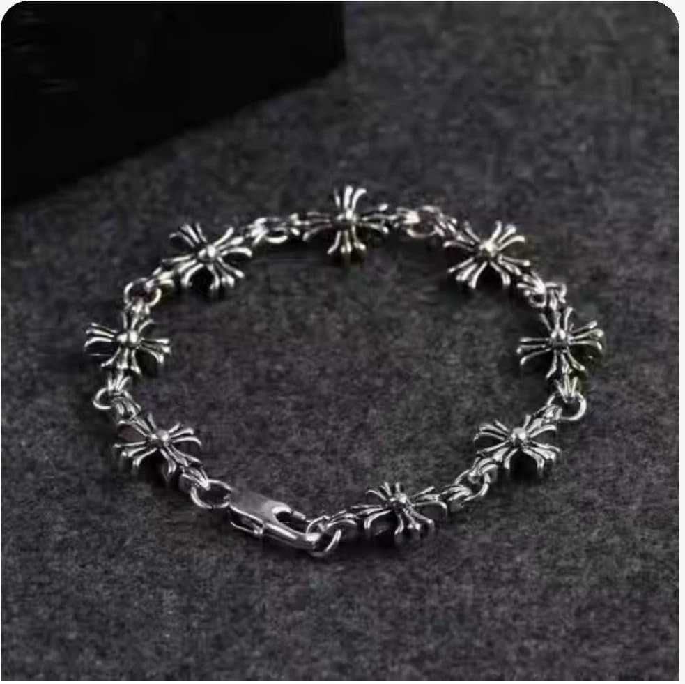 Chrome Hearts Cross Bracelet Silver