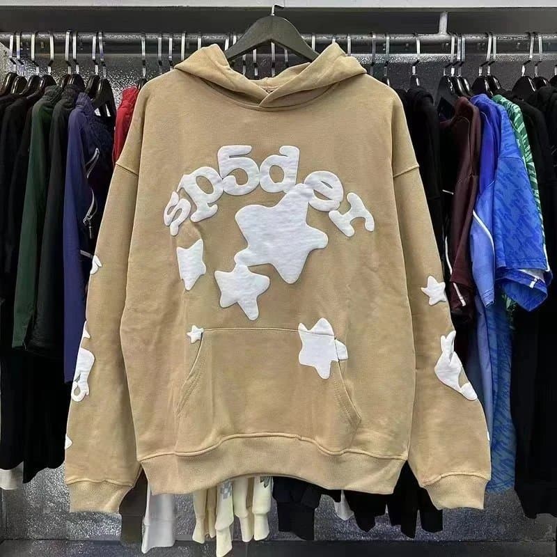 Sp5der Hooded Sweatshirt Star Appliqué