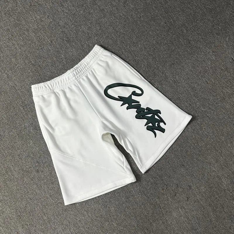 Travis Scott Logo Shorts Pink Script — 805白色
