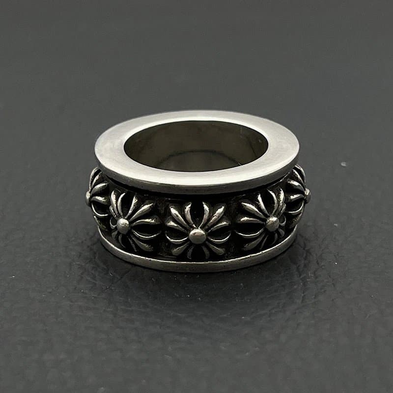 Chrome Hearts Cross Ring Triple Cross — CJ076