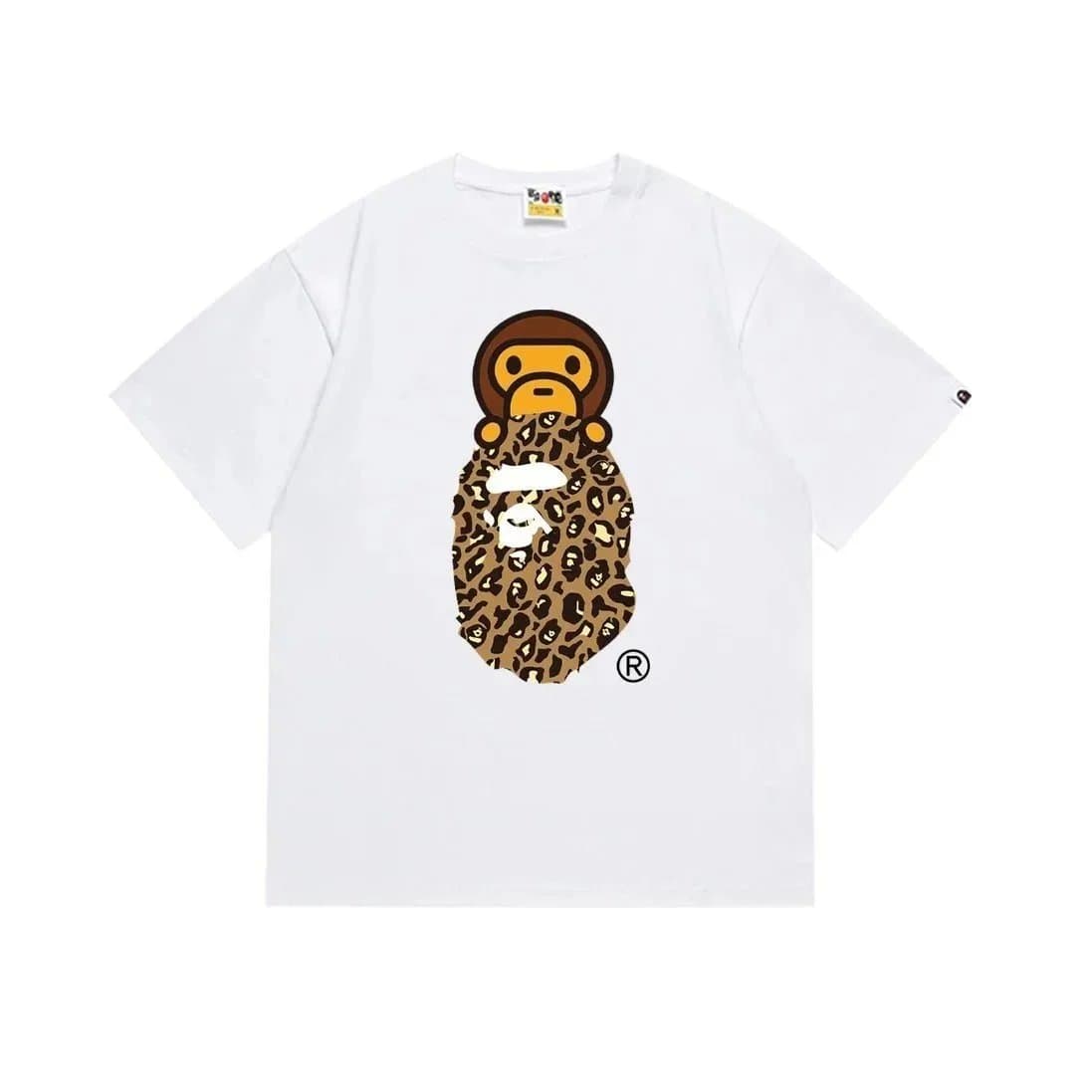 BAPE Graphic Tee Ape Head Repeat Print — 30