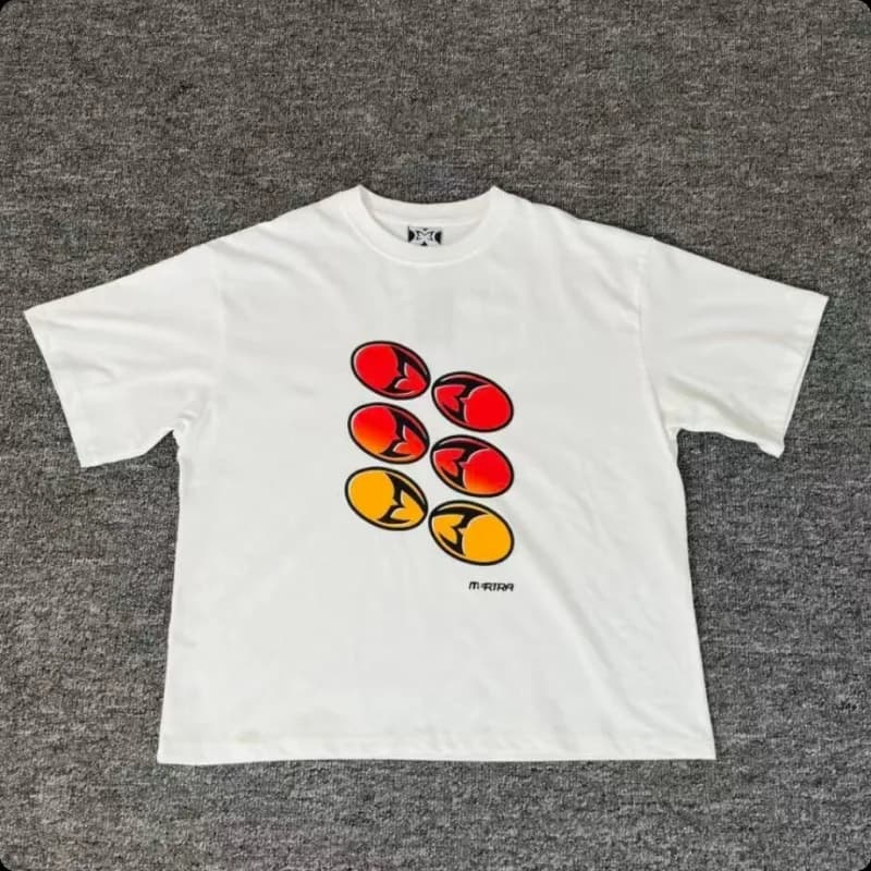 Balenciaga Mesh T-Shirt Logo Print — 6502白色