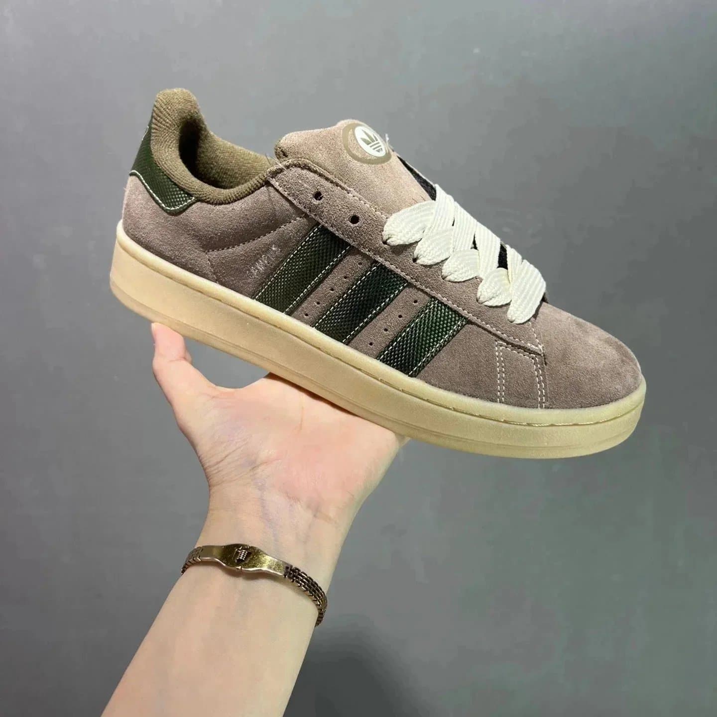 Adidas Stan Smith Olive Green Suede