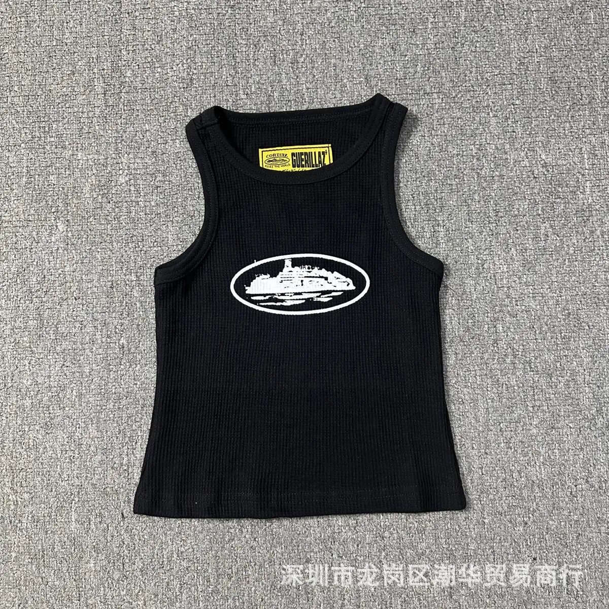 Corteiz Ribbed Tank Top Ferry Logo