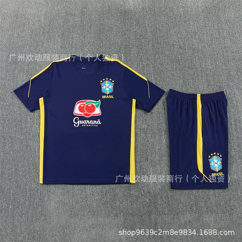 Spain National Team Kit Home — 2627短袖飞人巴西宝蓝色