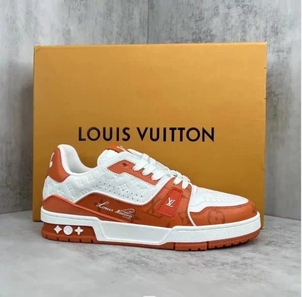 Louis Vuitton LV Trainer Monogram Embossed — 35