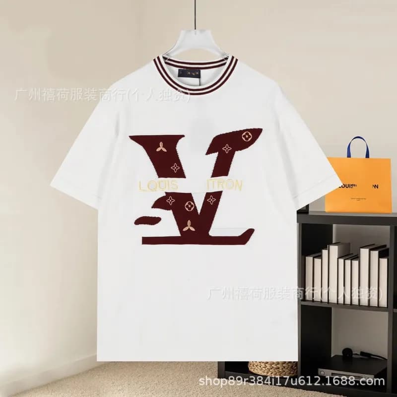 Louis Vuitton LV Logo T-Shirt Monogram Appliqué